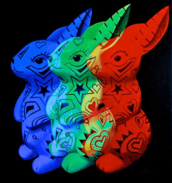 Adjusting the Rabbit Ears by John Schieffer