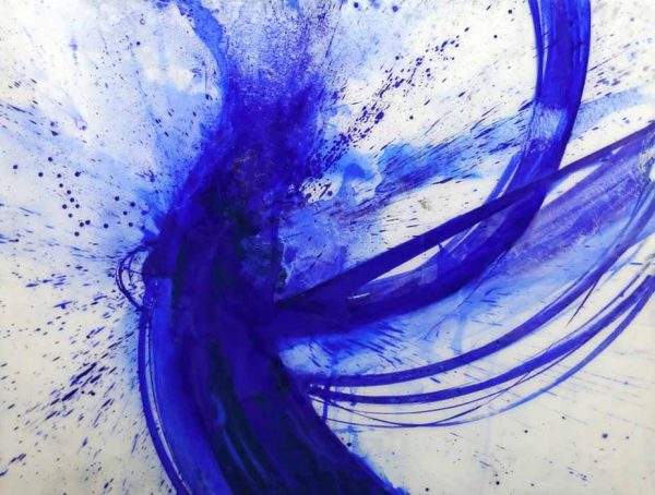 Anunciacio En To De Blau by Quim Bové