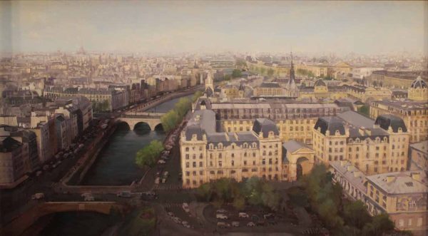 April in Paris (view from Notre Dame Cathedral)   by Brad Aldridge
