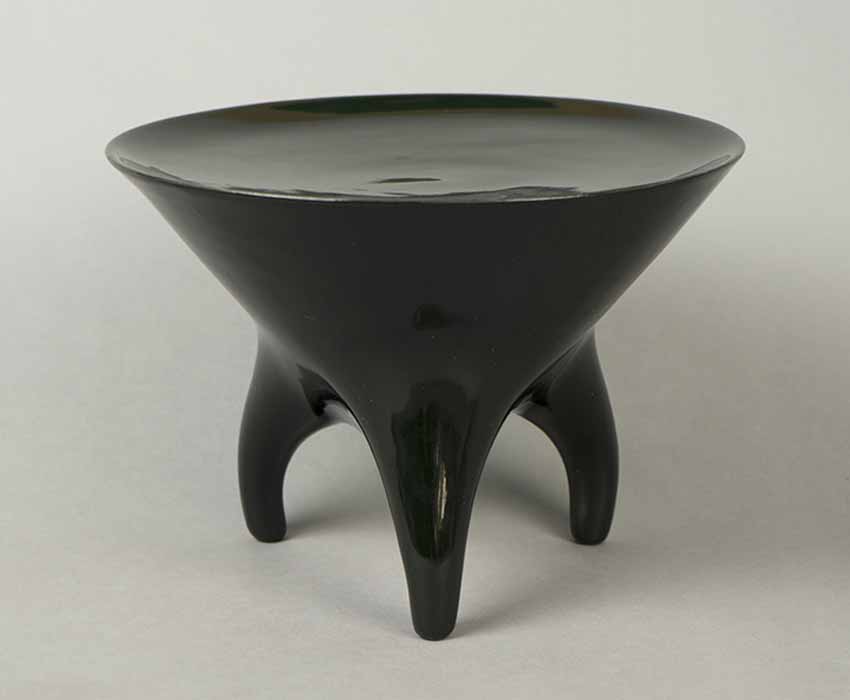 Image of Black Claw Foot Bowl by Eric Boos
