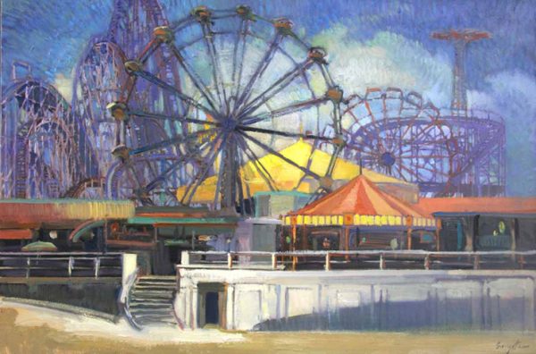 Boardwalk Dawn by Francis Livingston