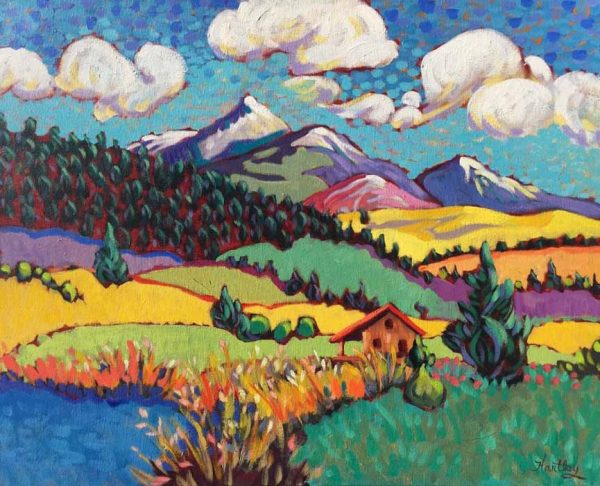 Colorado Valley (Near Pagosa Springs) by Claudia Hartley