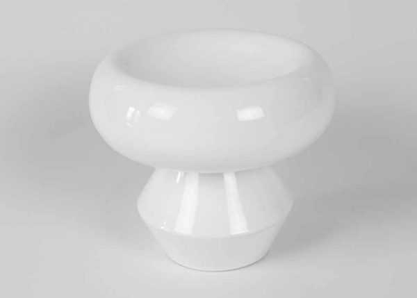 Delicate White Bowl by Eric Boos