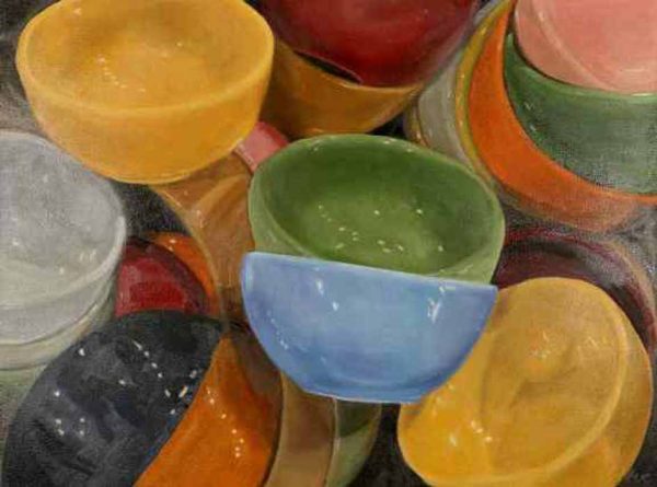 Fishs Eddy Bowls Blue Jewel   by Eve Plumb