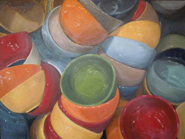 Fishs Eddy Bowls Green Jewel   by Eve Plumb
