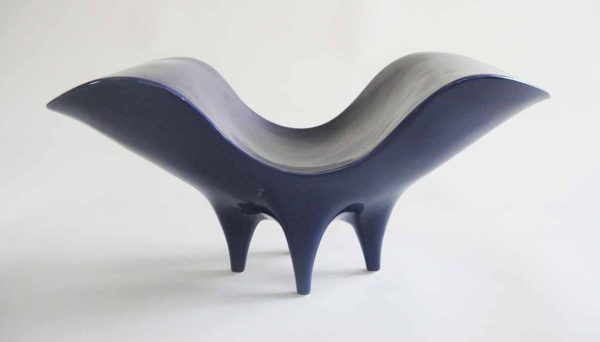Flying Blue Bowl by Eric Boos
