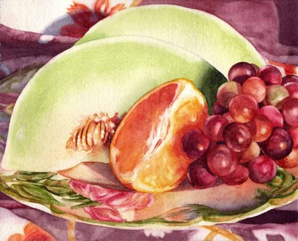 Fruit Plate by Kathrine Lemke Waste