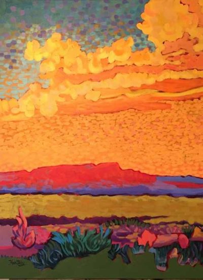 Golden Sunset by Claudia Hartley