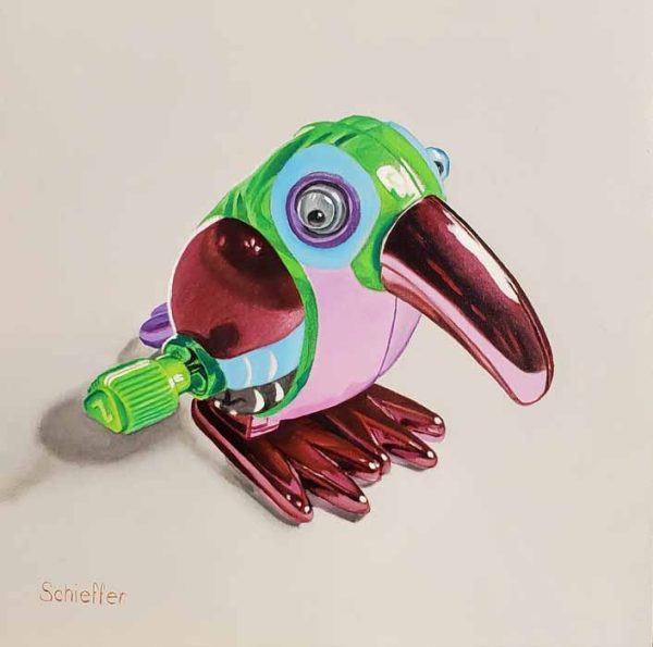 Green Toucan by John Schieffer