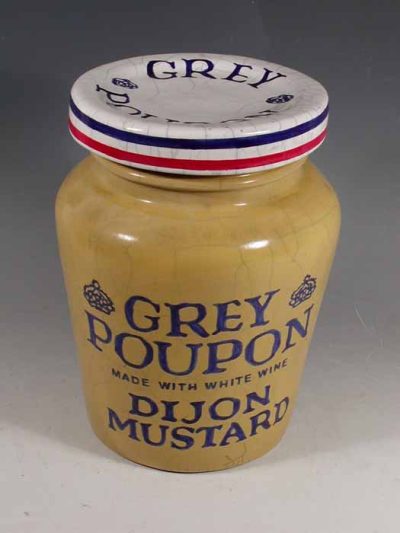 Grey Poupon Mustard Jar by Karen Shapiro