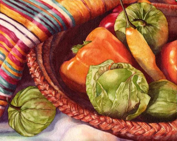 Late Summer Salsa with Tomatillos by Kathrine Lemke Waste