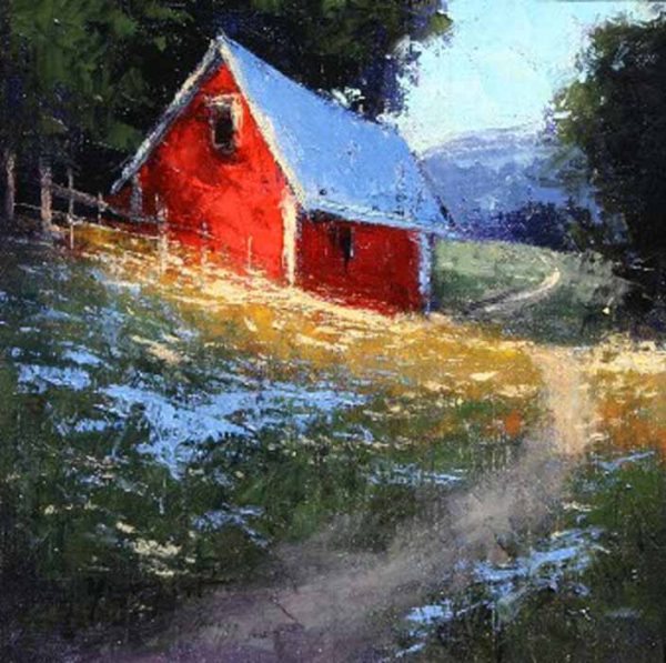 Little Red Barn by Romona Youngquist