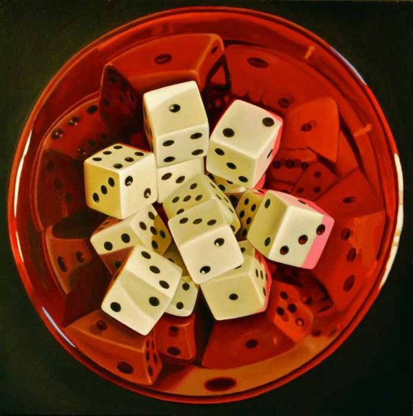 Luck in a Red Glass by John Schieffer
