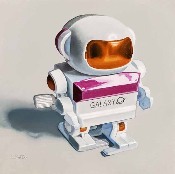 Magenta Robot by John Schieffer