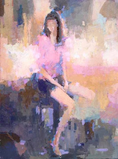 Pink Sweater by Max Hammond