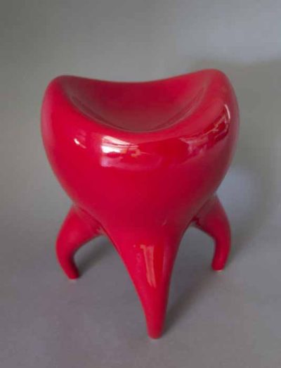 Red Lips Bowl by Eric Boos