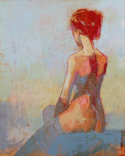 Seated Figure by Max Hammond