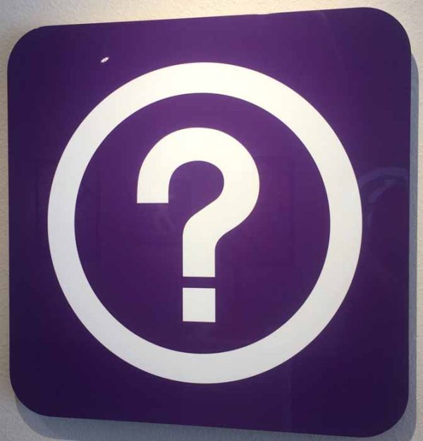 Untitled [Question Mark] by Todd Pierce