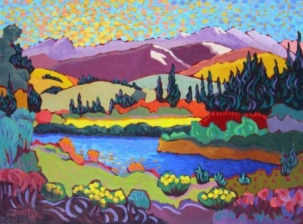 Western Mountain Stream by Claudia Hartley