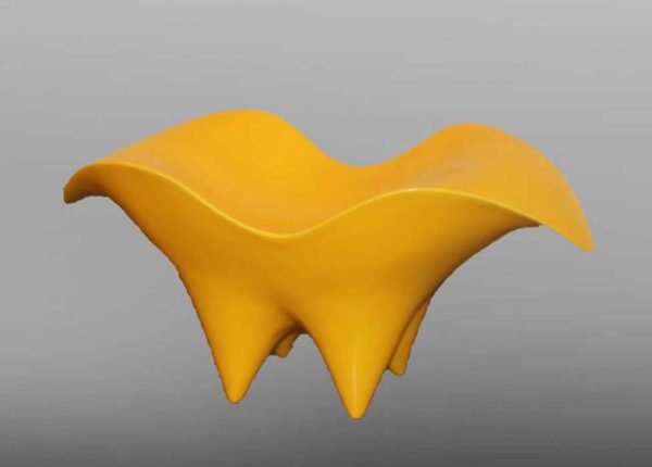 Yellow Lily Bowl by Eric Boos