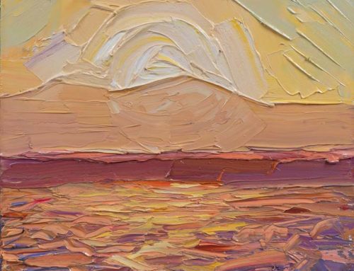 A Sea of Sage at Sunset by Jivan Lee