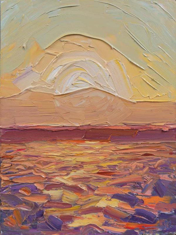 A Sea of Sage at Sunset by Jivan Lee