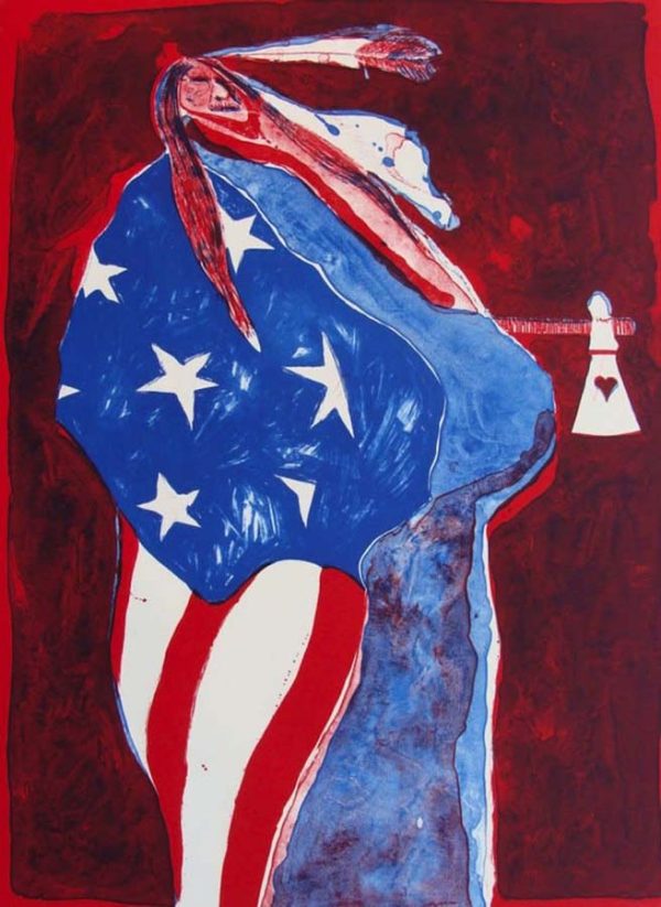 American Indian No. 4 #45/100 by Fritz Scholder