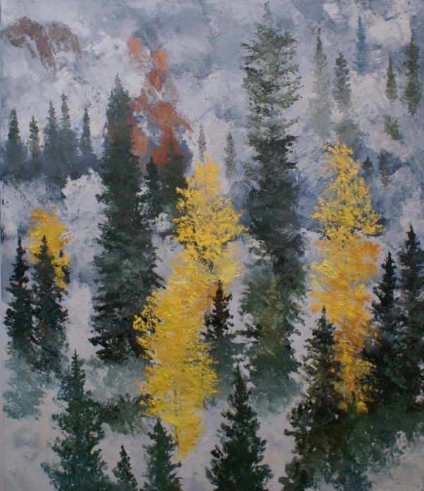 Blue River Low Clouds by James Pringle Cook