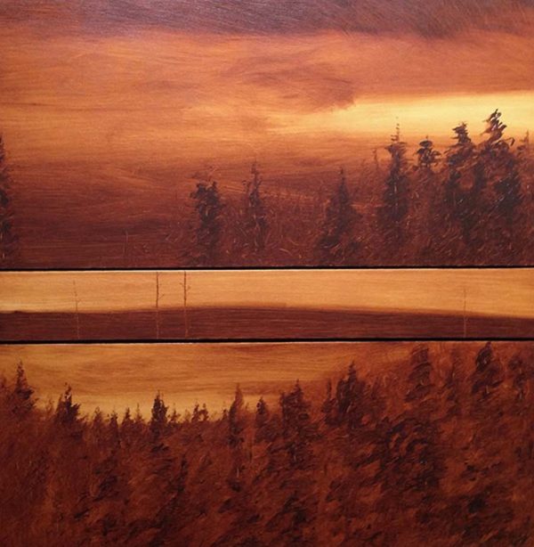 Dawn and Dusk (Horizontal Triptych) by Dave Hall