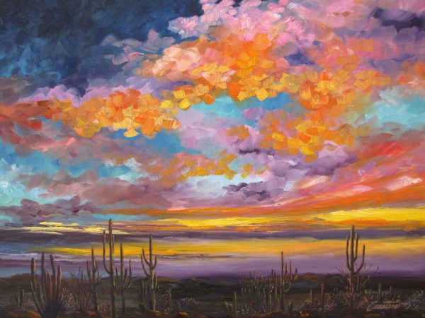 Desert Twilight by Cyndy Carstens