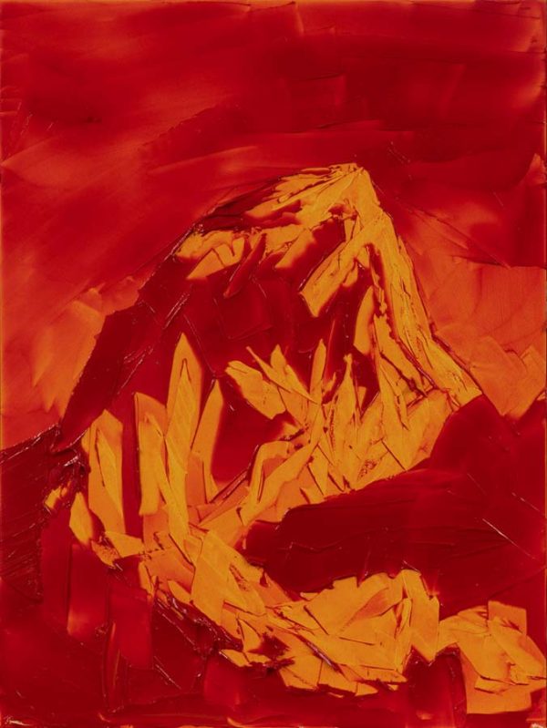 Grand Teton, ROYGBIV #2, Orange (transparent orange) by Jivan Lee