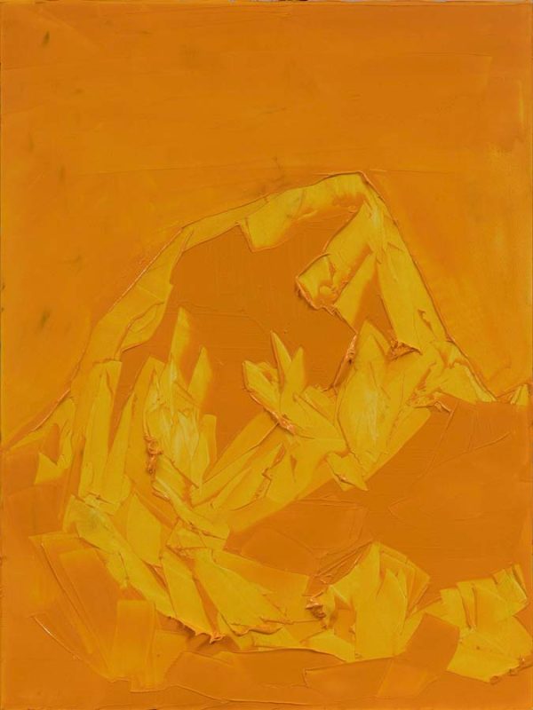Grand Teton, ROYGBIV #2, Yellow (Hansa yellow deep) by Jivan Lee