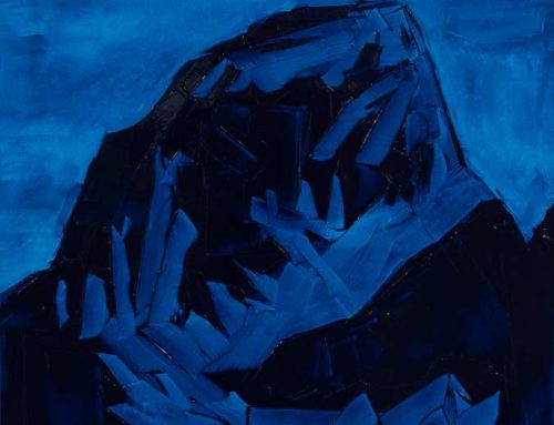 Grand Teton, ROYGBIV #3, Blue (Ultramarine blue) by Jivan Lee