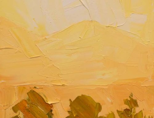 Illuminated Ridges 2- Yellow by Jivan Lee