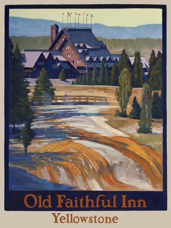 Old Faithful Inn by Dennis Ziemienski