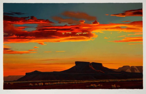 Red Desert Sunset by Ed Mell