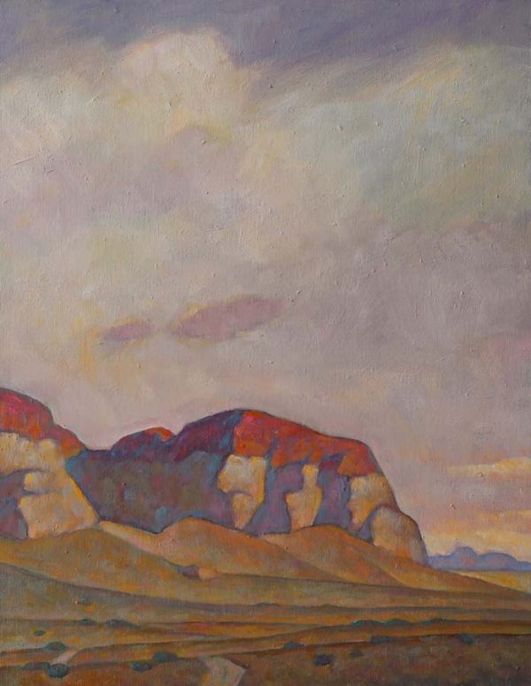 Red Topped Buttes by Howard Post