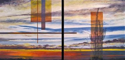Saguaro Caress by Cyndy Carstens