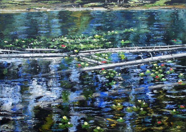 String Lake – Lilies by James Pringle Cook