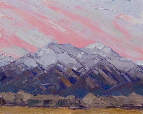 Taos Mountain, After Sunset by Jivan Lee