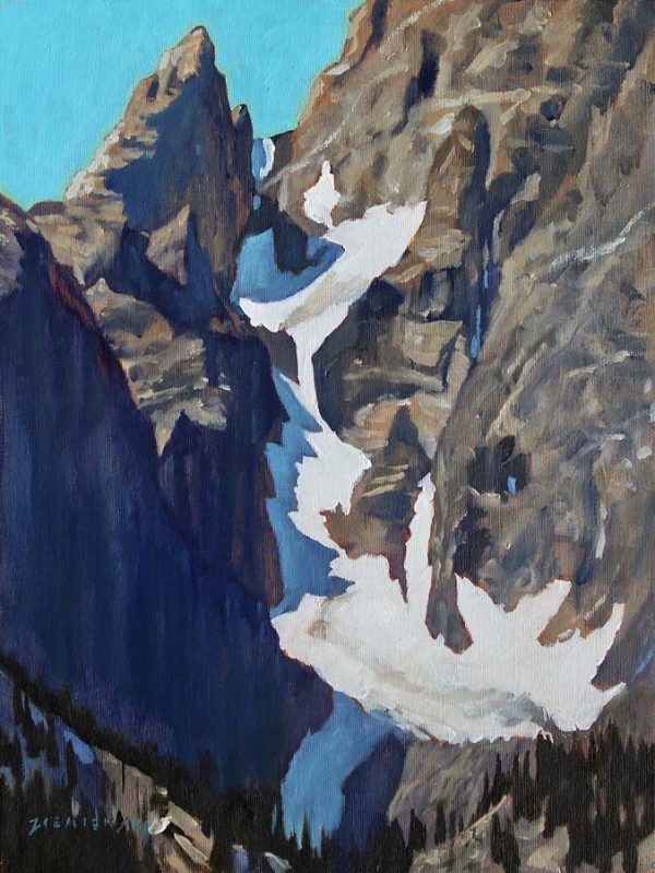 Teton Icefall by Dennis Ziemienski