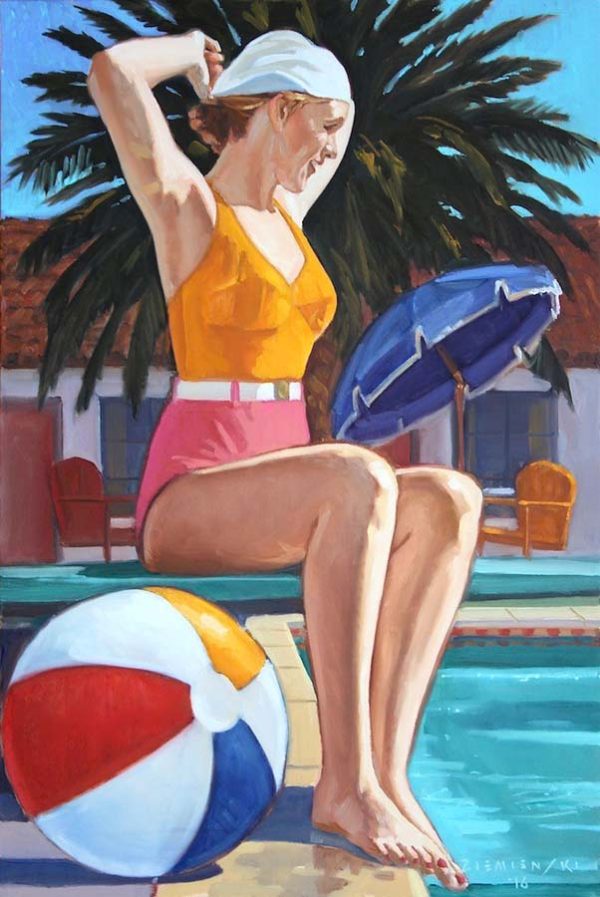 The Bathing Cap by Dennis Ziemienski