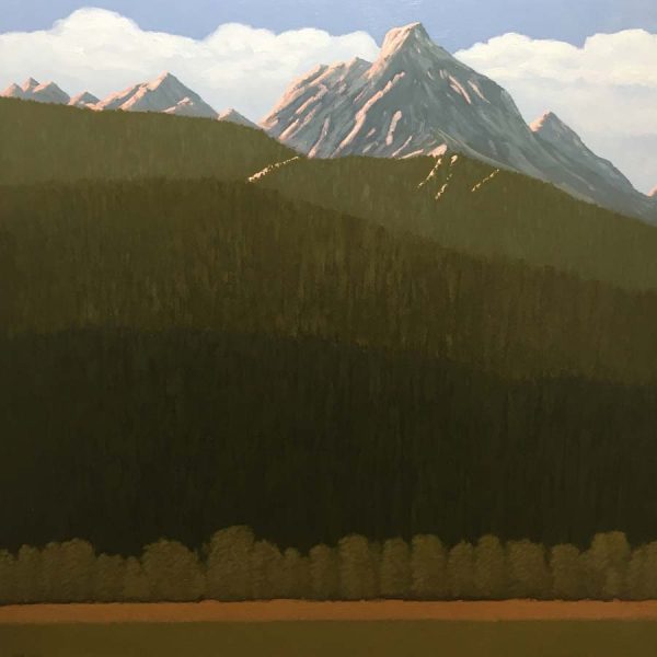 The Grand From the Moose Wilson Road by Dave Hall