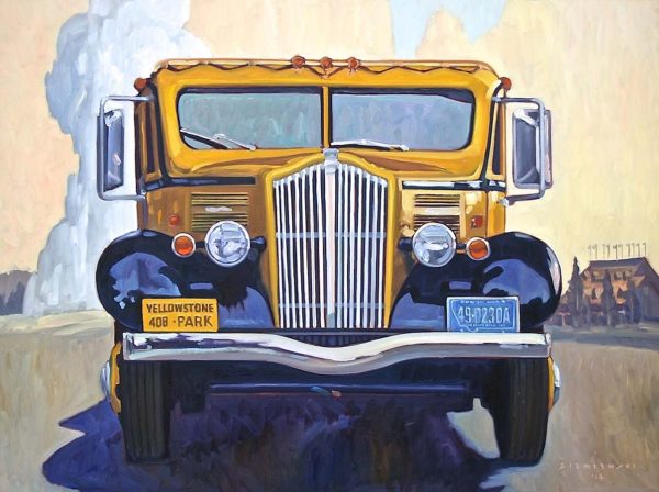 The Yellowstone Bus by Dennis Ziemienski