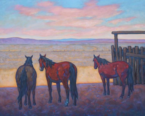 Three Mares by Howard Post