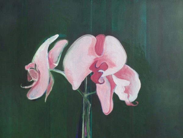 Three Orchids, 2002 by Fritz Scholder