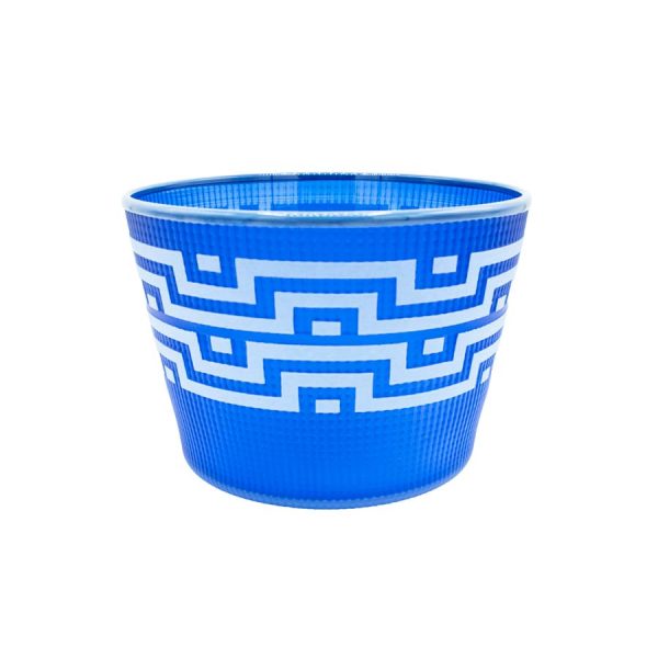 Tlingit Berry Basket- #B20-15 Blue/Blue by Preston Singletary