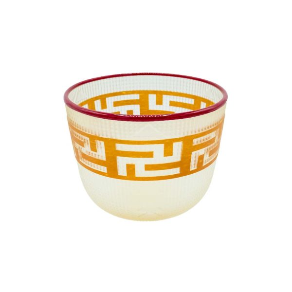 Tlingit Berry Basket- #B20-20 Cream/Red by Preston Singletary