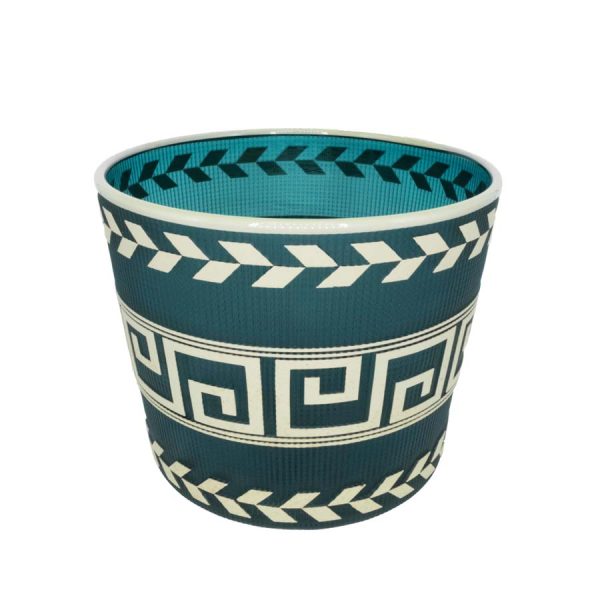 Tlingit Shelf Basket- #B19-51 Teal/Light Olive by Preston Singletary