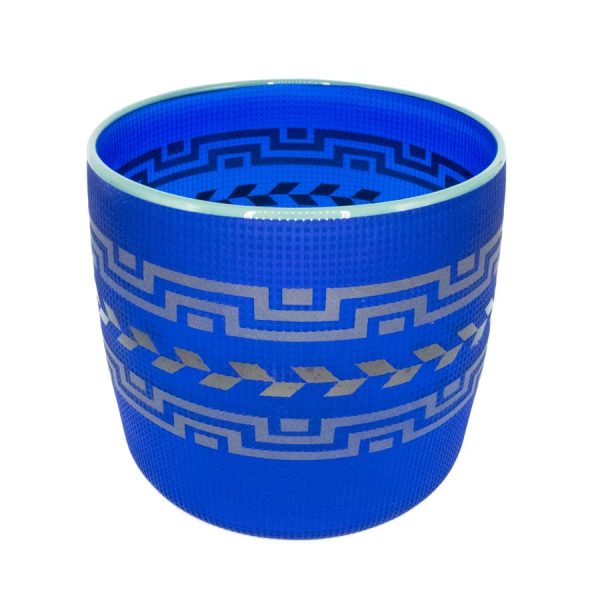 Tlingit Shelf Basket- #B19-53 Cobalt/Blue by Preston Singletary